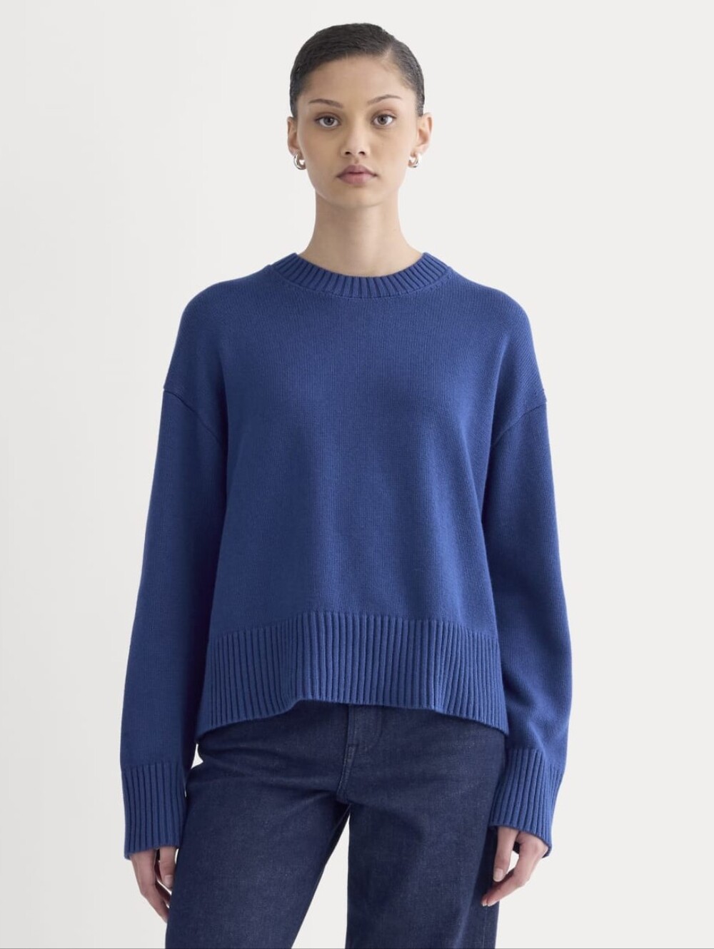 Everlane Boxy Sweater in Everyday Cotton
